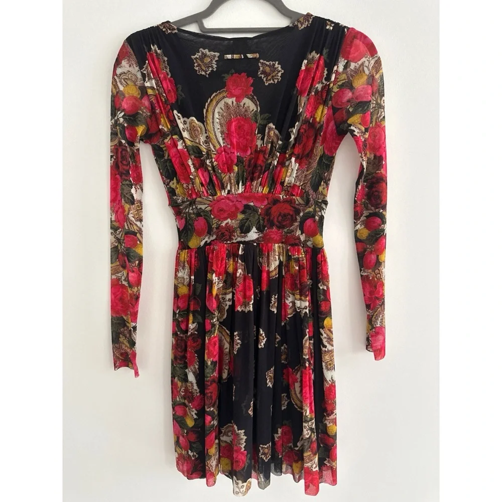 JEAN PAUL GAULTIER SOLEIL FUZZI Vintage Dress Floral | S - Picture 2 of 4